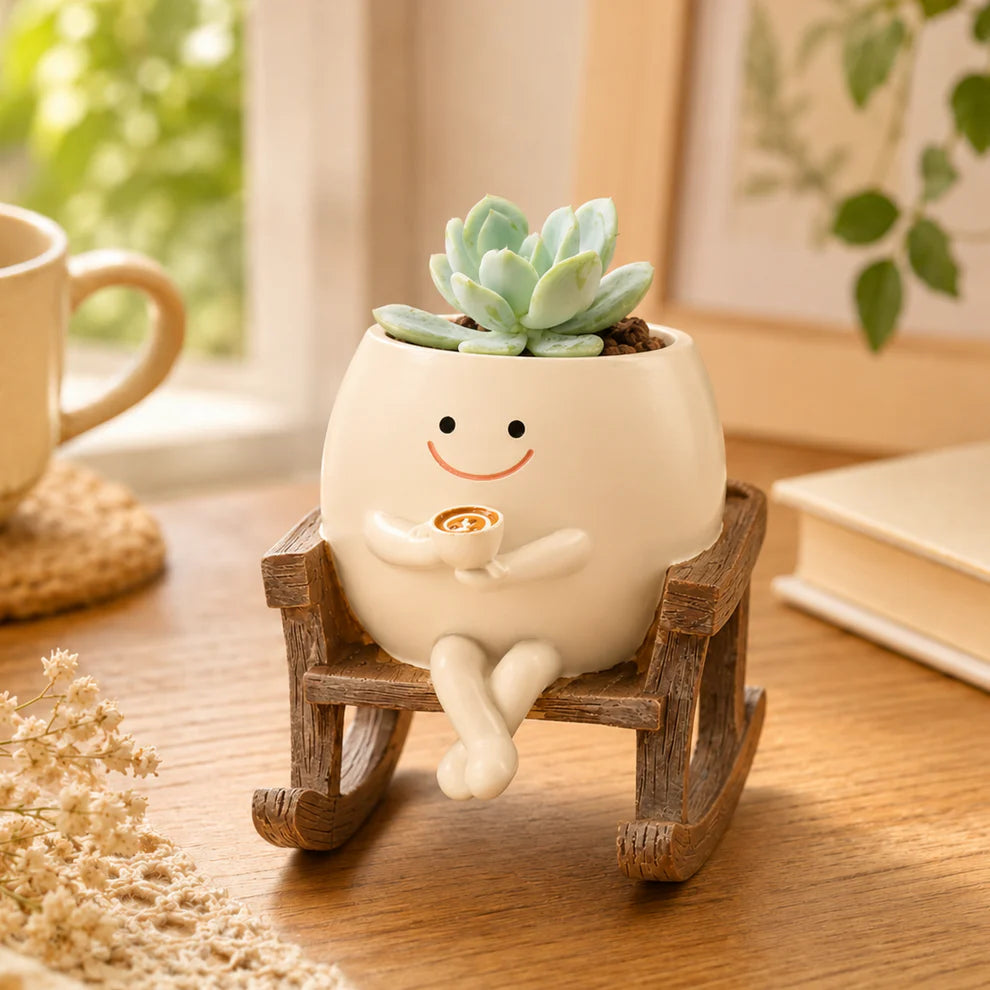 SourireVert™ — Votre Pot de Fleurs qui Sourit